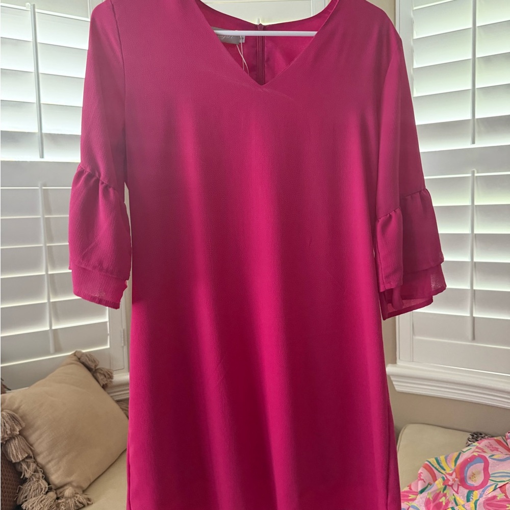 Chic Fuchsia Mini Dress